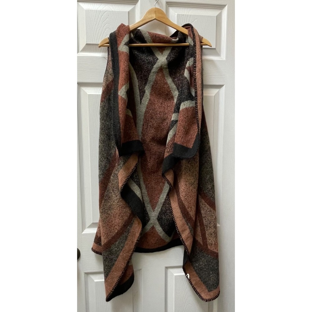Boho Southwestern Aztec Shawl‎ Wrap Blanket Scarf Poncho